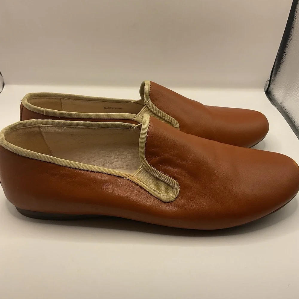 Venettini Hand Made Taylor 39 3/1 16 11 17 US Size 9 Brown Loafers